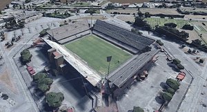Arechi football stadium Salerno Italy 3D model