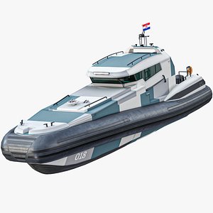 Olimp M46 RIB Patrol Boat PBR 3D