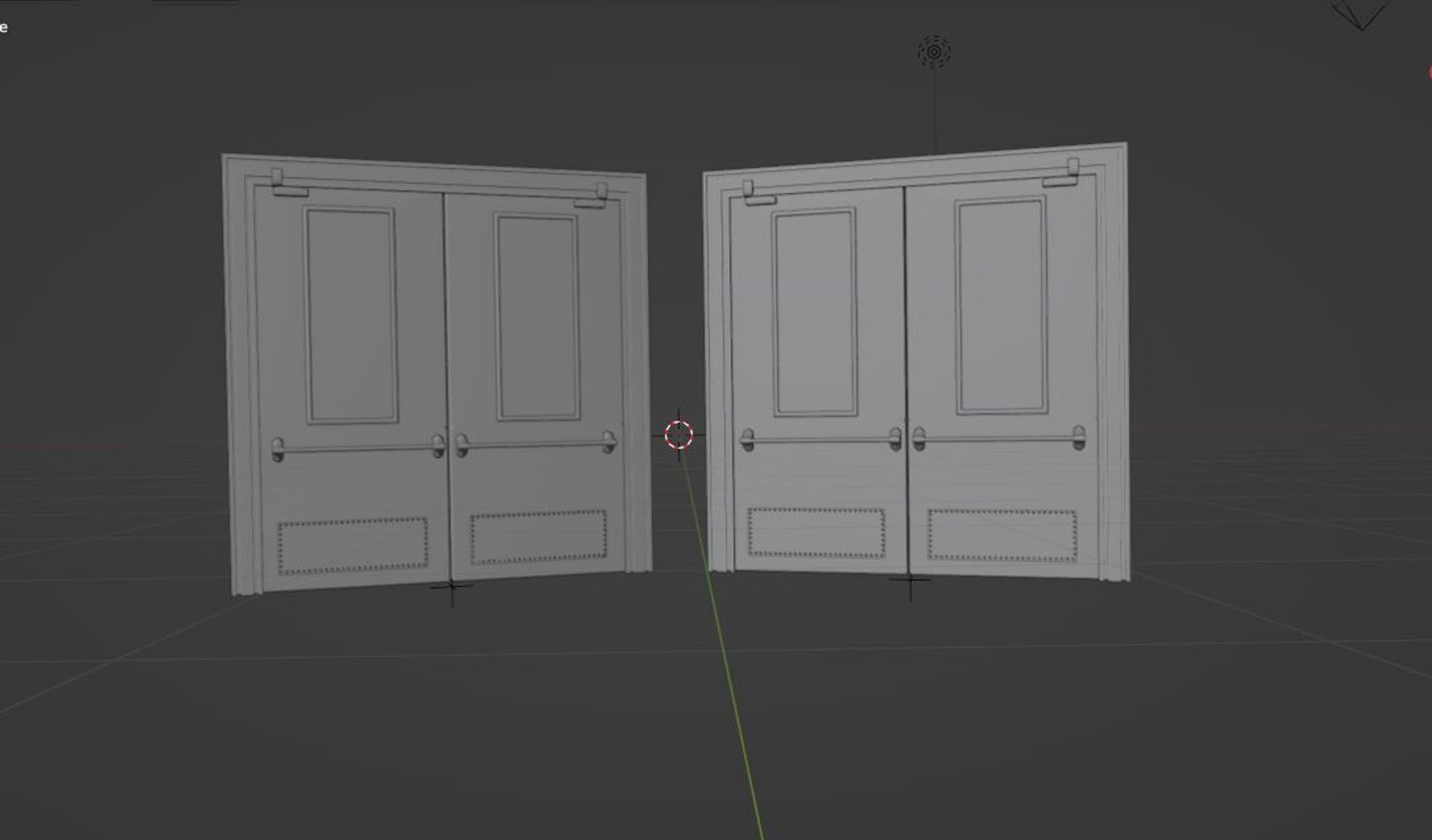 3D Exit Door 3D Model - TurboSquid 2337959