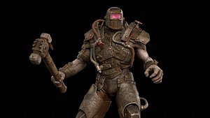Zombie Juggernaut 5 3D model