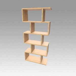 3D book shelf