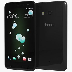 3D model realistic htc u11 brilliant