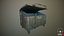 futurystyczny Skip - Dumpster Low-poly 3D model