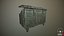 futurystyczny Skip - Dumpster Low-poly 3D model
