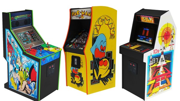 Arcade retro machine 3 3D model - TurboSquid 1503557