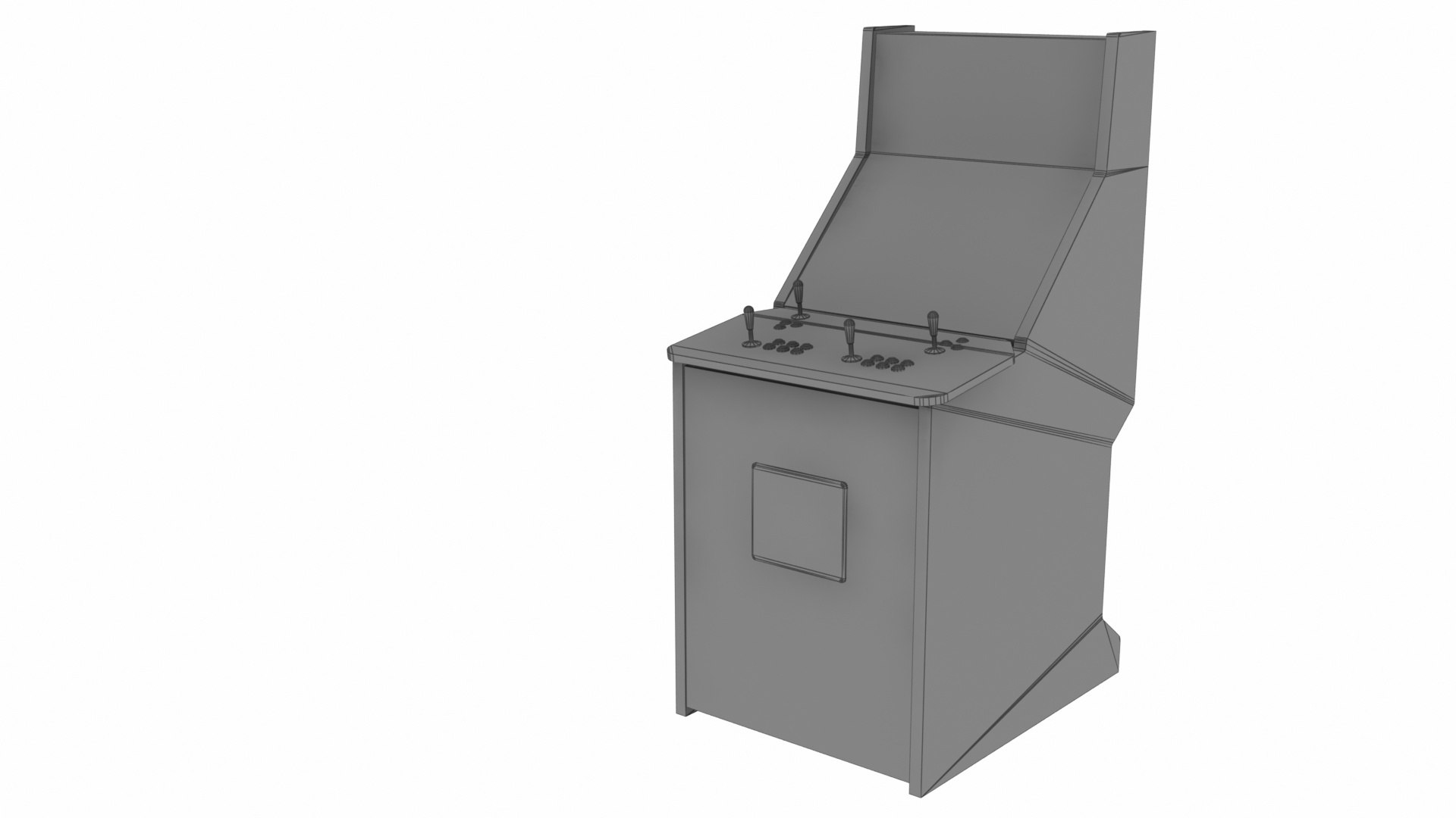 Arcade retro machine 3 3D model - TurboSquid 1503557