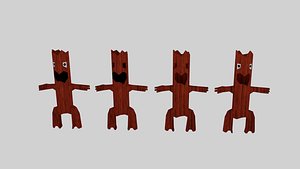 3d monster willow character model