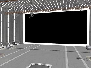 Sci-Fi Spaceship Hangar