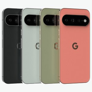Google Pixel 11 Pro XL All Colors 3D model