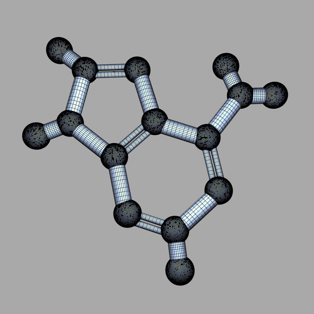 3d Adenine Nucleobase Dna