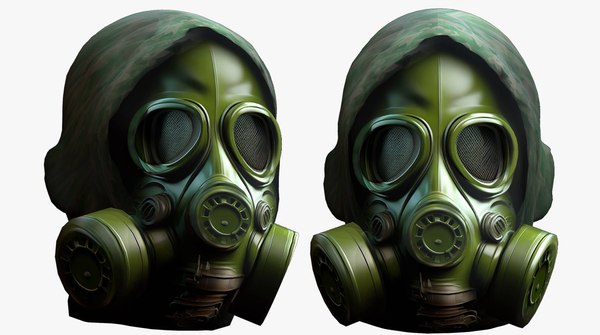 Modello 3D Maschera antigas 3D casco militare da combattimento soldato  armatura scifi fantasy - TurboSquid 2057823