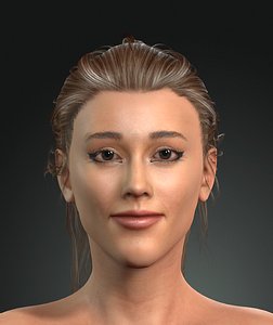 3D model Ariana Grande the great singer
