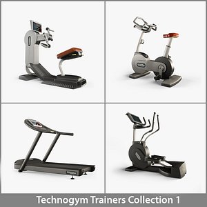 professional trainers 1 technogym 3d model