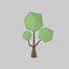 Simple Tree Low-poly 3D model 3D model