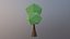 Simple Tree Low-poly 3D model 3D model