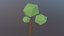 Simple Tree Low-poly 3D model 3D model