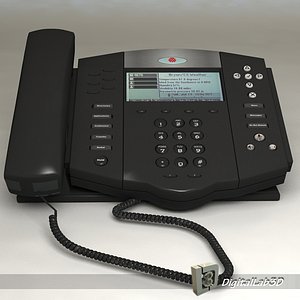polycom telephone old 3d 3ds