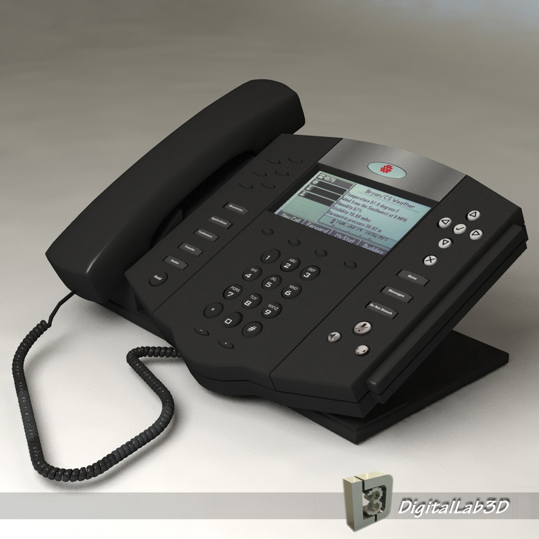 polycom telephone old 3d 3ds