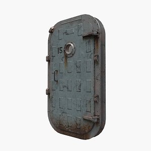 Ship metal bunker door