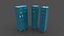 PBR School Gym Locker 10 - Blue Sea