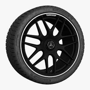 3D mercedes amg wheel 20