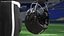 Helm Schwarzer American-Football-Spieler