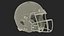 Helm Schwarzer American-Football-Spieler