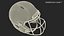 Helm Schwarzer American-Football-Spieler