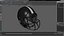 Helm Schwarzer American-Football-Spieler