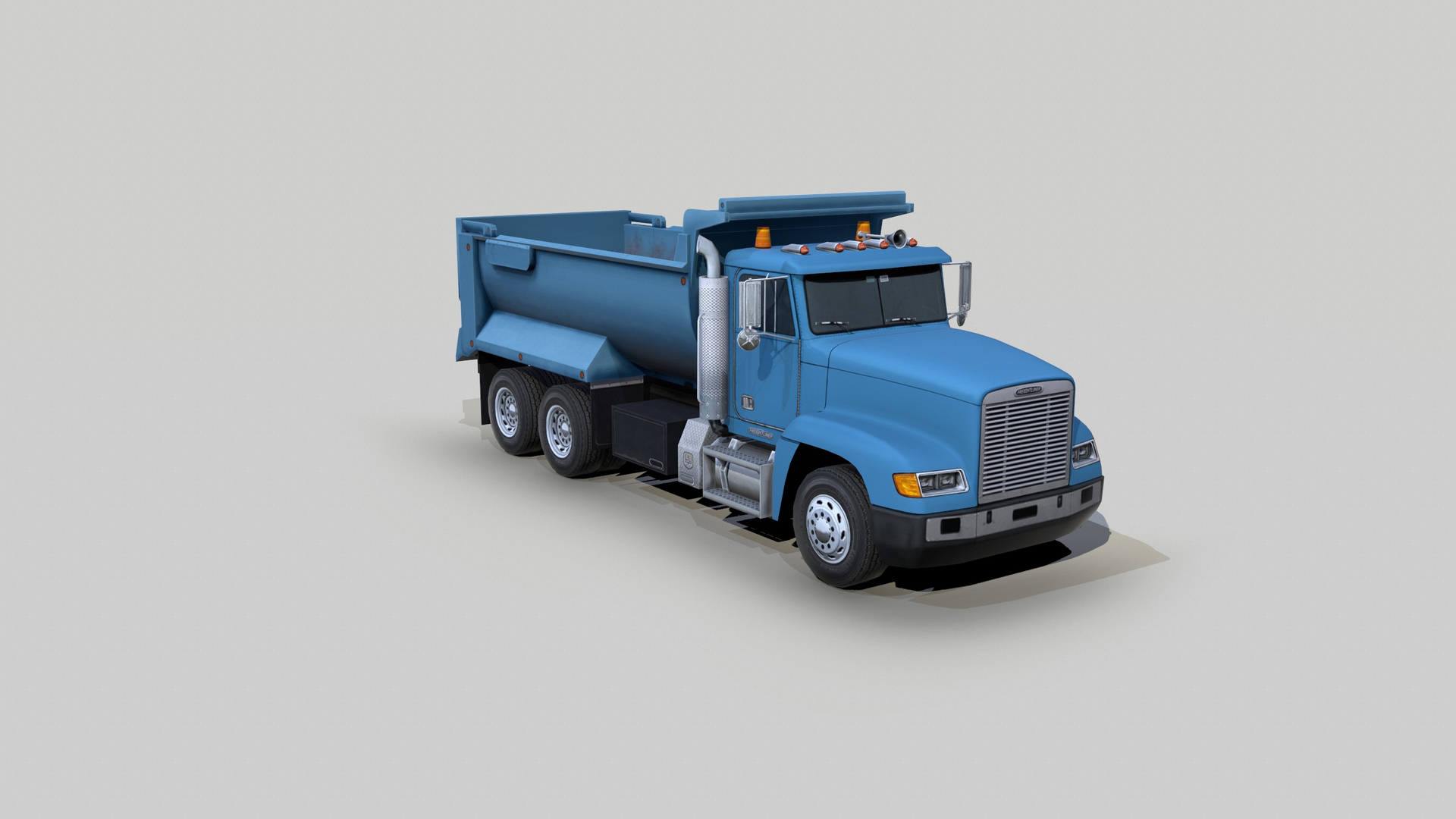 3d Freightliner Fld 120 2000 Dump Truck S08 - Turbosquid 2112463