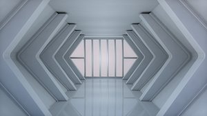 3D Sci Fi Room model