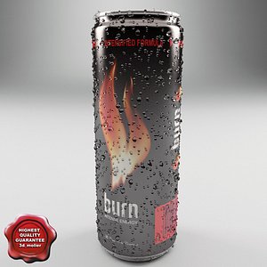 drink burn 0 25l 3d model
