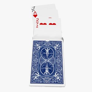 Opened Poker Cards Deck