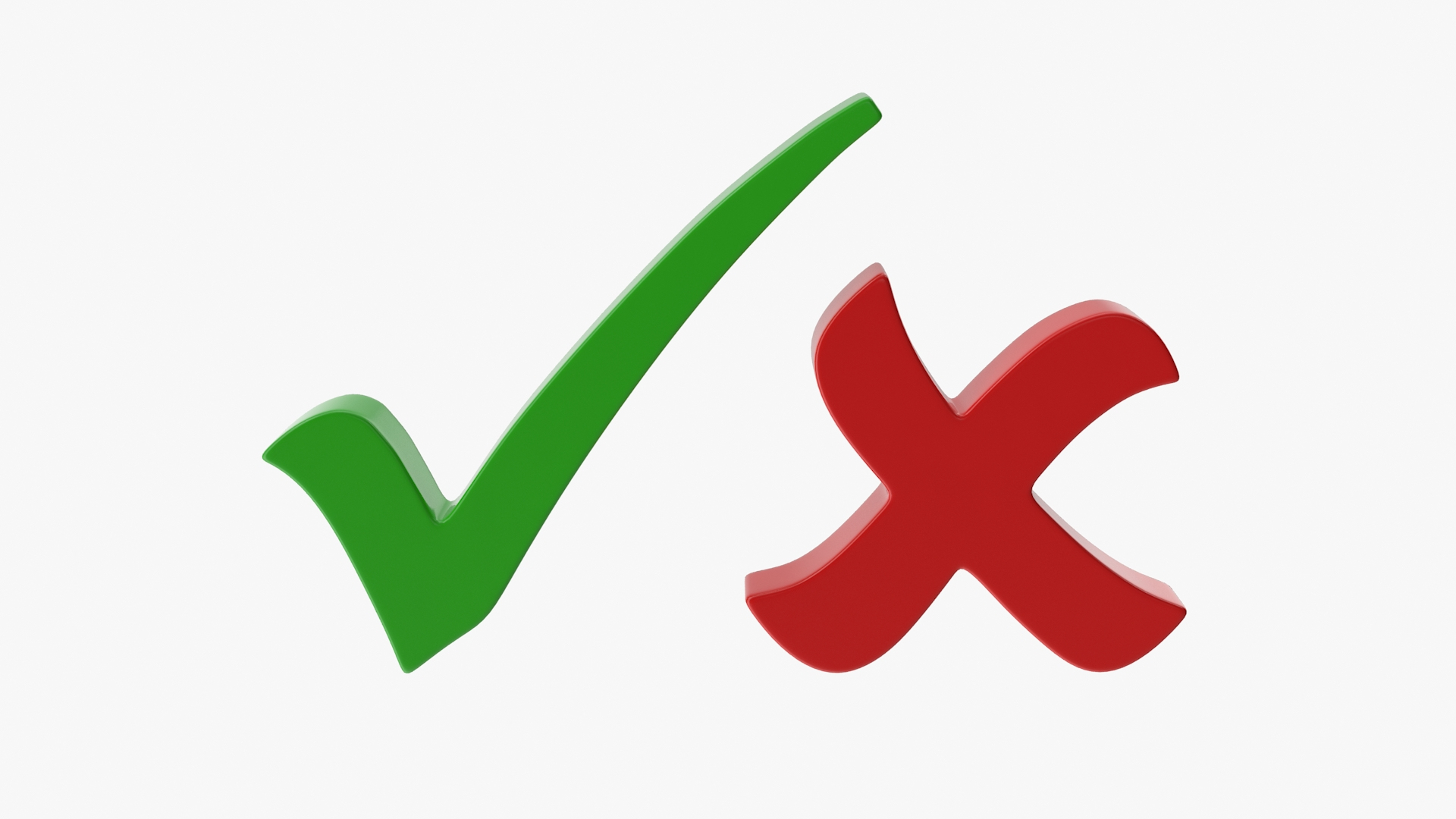 3D check mark cross https://p.turbosquid.com/ts-thumb/mZ/NwPO8A/357V2IL9/image/jpg/1604066548/1920x1080/turn_fit_q99/57d0b90533996b0f696fd7a2bb3198aae012a5e3/image-1.jpg