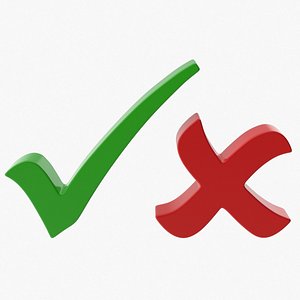 Check Mark and Cross Mark