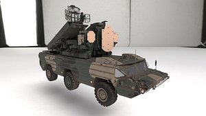 9K33 Osa Defense System 3D model