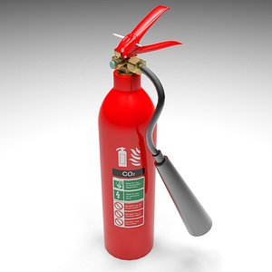 extinguisher co2 3d model
