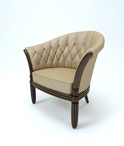 lounge armchair 3d model
