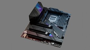 Mother Board - Low Poly 3D model