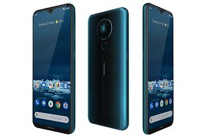 Nokia 5 3 Cyan Low Poly
