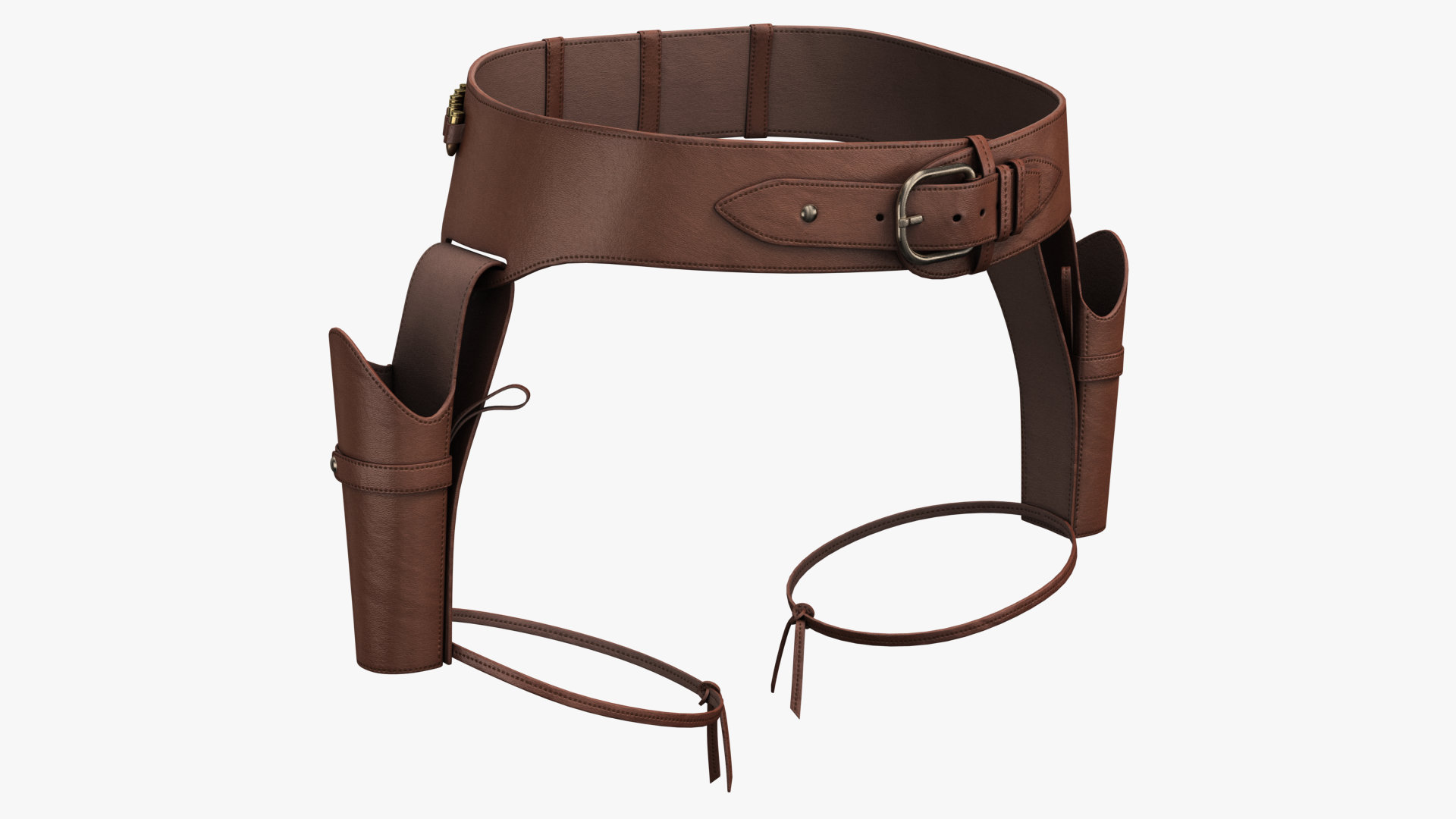 3D Model Western Gun Belt 8K PBR Textures TurboSquid 2082448