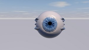 3D Strange Eye model
