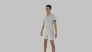 Tennis Player 3D