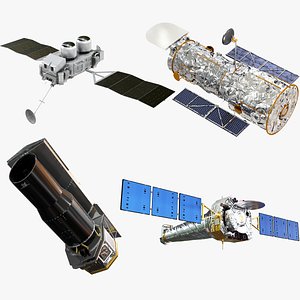 nasa great observatories s 3D model