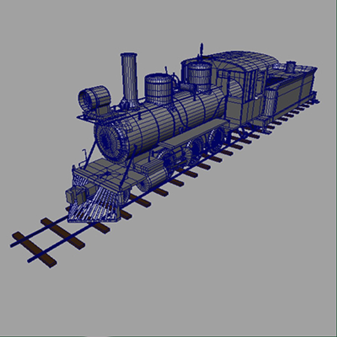 on30 steam engine coal 3d model