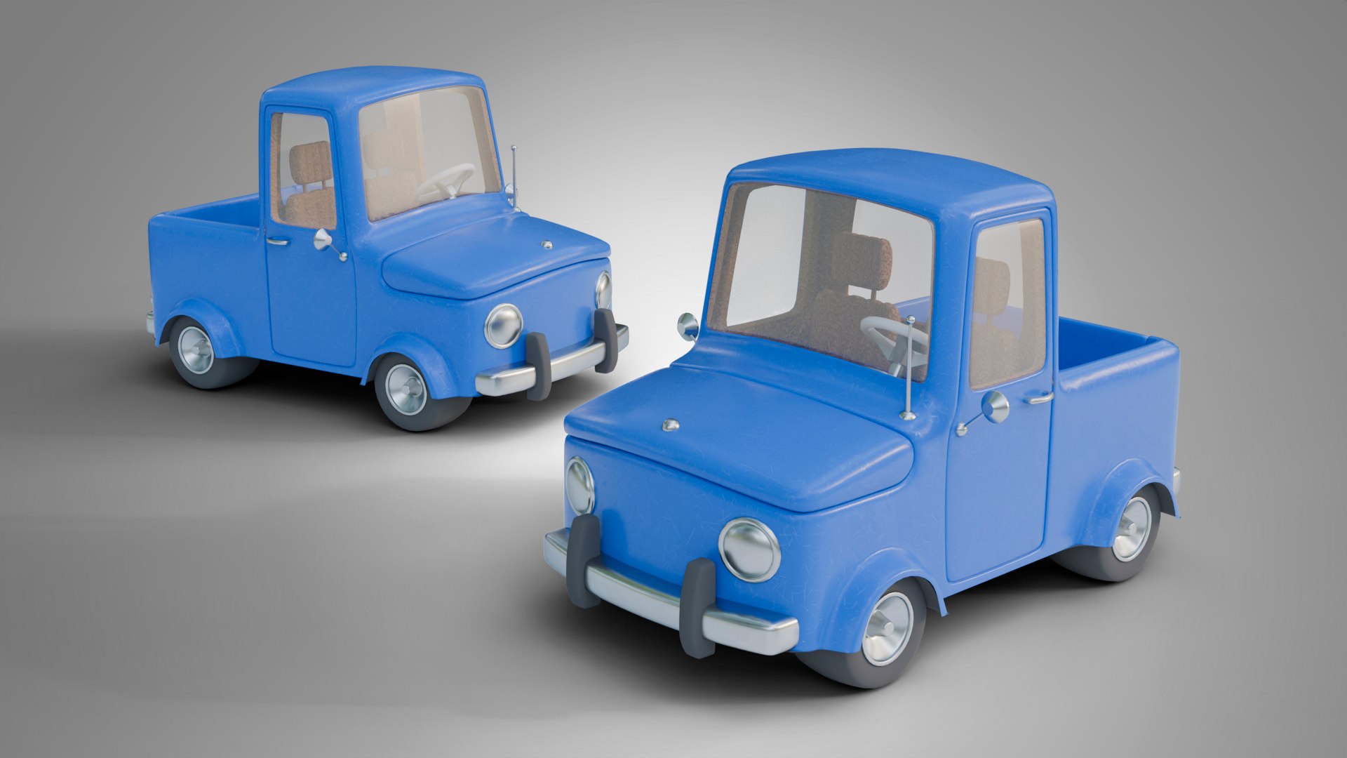 Cartoon Truck 2 3D - TurboSquid 2640833
