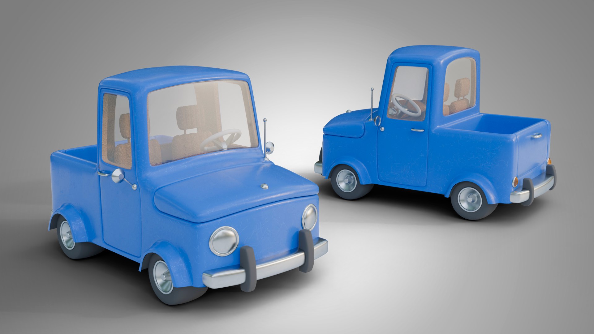 Cartoon Truck 2 3D - TurboSquid 2640833