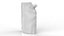 3D model Blank Pouch Bag With Corner and Top Spout Lid Mock Up
