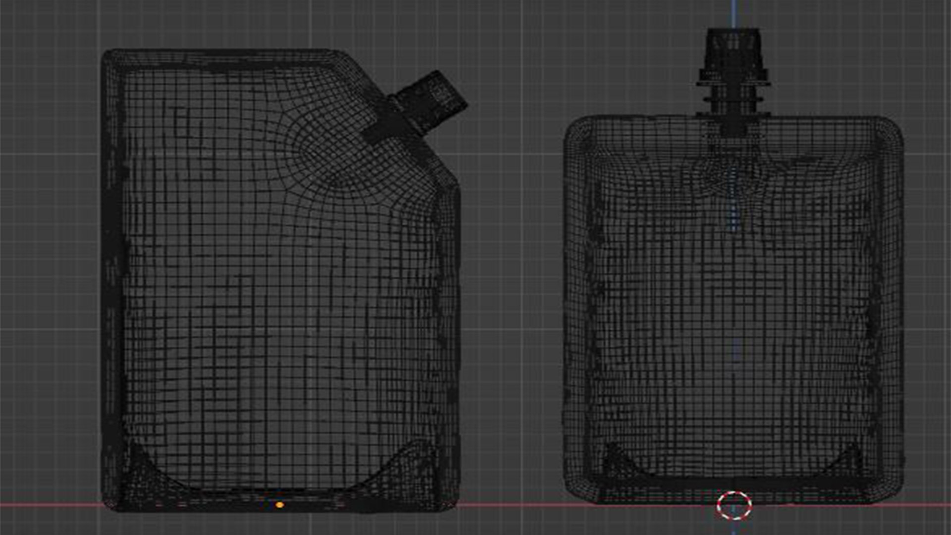 3D model Blank Pouch Bag With Corner and Top Spout Lid Mock Up 3D model https://p.turbosquid.com/ts-thumb/mZ/ozMdwc/yY/wireframe/jpg/1673875343/1920x1080/fit_q87/9ab096660b9f037bf57b4ed68866a3dadcd90d57/wireframe.jpg
