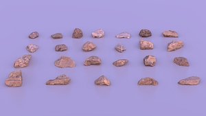Realistic Desert Rock Pack - Small